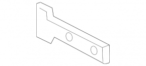 Rear bumper bracket right Hyundai Elantra AD 17-20 metal