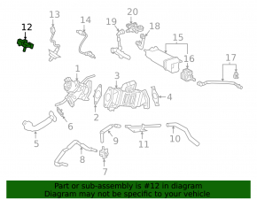 Map Sensor Lexus ES300h 13-18