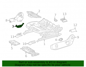 Driver's seat position sensor Mercedes H247 GLA 20-26 