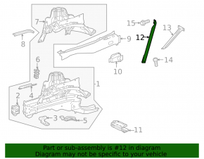Front Cup Strut Left Mercedes GLC 16-22