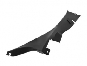 Rear pillar trim lower right Ford Fiesta 11-19 4d black, scratch