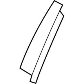 Door trim side rear left Lincoln MKZ 13-20 front