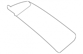 Right rear fender trim for Land Rover Range Rover 13-21
