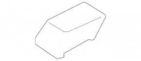 Lower right radiator bracket for BMW X5 F15 14-18 plastic