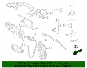 Front left door limiter VW Taos 22-25