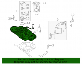 Fuel tank Hyundai Elantra 21-