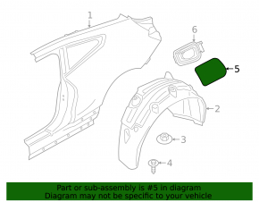 Fuel filler flap for BMW 4 Series G22 G26 21-25 Coupe