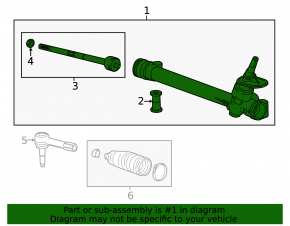 Steering rack Chevrolet Bolt EV 17-23