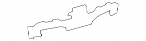 Rear Bumper Absorber Central Lexus LS460 LS600h 07-09