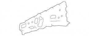 Left fender apron outer panel for Toyota Rav4 13-18