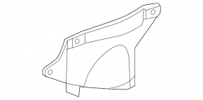 Engine protection side right Toyota Highlander 08-13