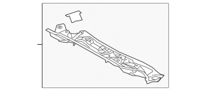 Wiper pan metal Toyota Sienna 11-20