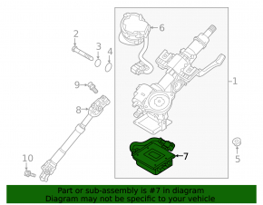 Steering Column Control Unit Hyundai Tucson 16-18