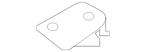 Nissan Versa Note 13-19 Hood Support Latch Bracket