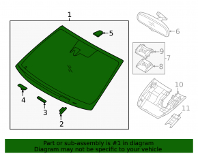 Kia K5 21-24 Windshield