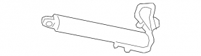 Left tailgate shock absorber for Porsche Macan 15-19