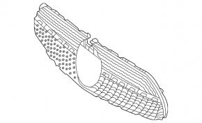 Radiator grill grill Mercedes W213 E 350/450 21-23