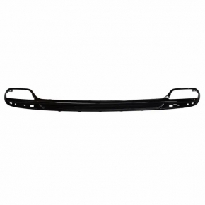 Rear bumper trim Ford Fusion mk5 13-18 for 2 pipes gloss with plug
