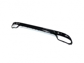 Rear bumper trim Ford Fusion mk5 13-18 for 2 pipes gloss with plug