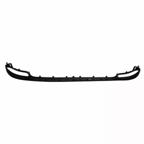 Rear bumper trim Ford Fusion mk5 13-18 for 2 pipes gloss with plug