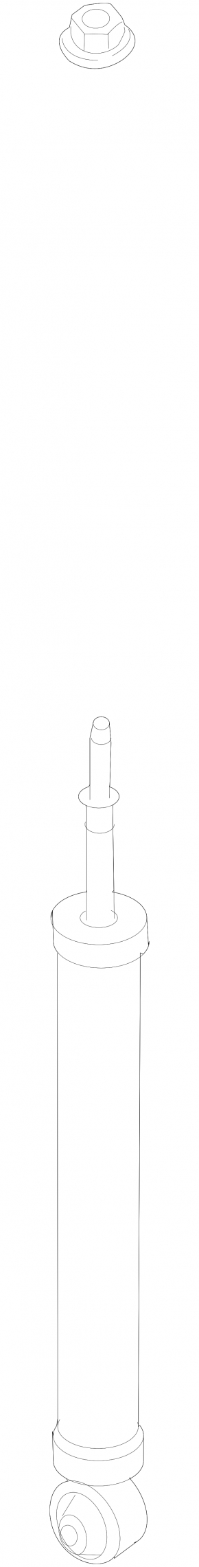 Electric rear shock absorber for Infiniti FX35 QX70 09-14