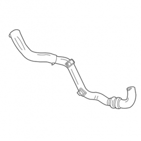 Left pipe Lincoln MKC 15-19 2.3T long, without one part, broken fastener