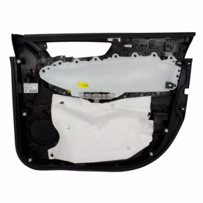 Front left door panel for Ford Edge 15-18, black leather