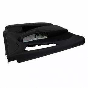 Front left door panel for Ford Edge 15-18, black leather