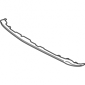 Front bumper lip trim Ford Edge 15-18 prerest
