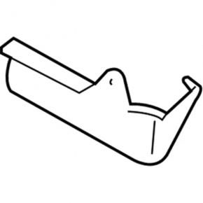 Mudguard front left Ford Escape 17-19 rest