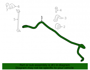 Mazda CX-5 13-16 Front Stabilizer Bar 21mm