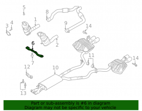 Ford Explorer 20-24 3.0T Catalytic Converter Bracket