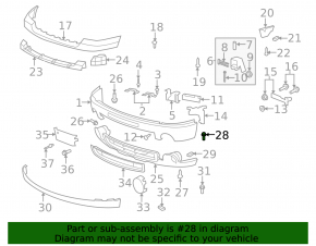 Left Side Mirror Mounting Bolts Chevrolet Volt 16-19 Set
