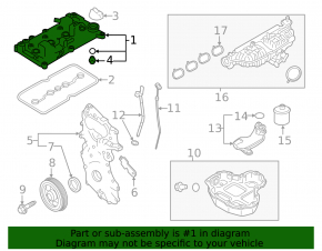 Infiniti QX50 19-20 valve cover