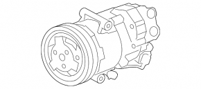 Chevrolet Cruze 11-15 1.8 Air Conditioning Compressor