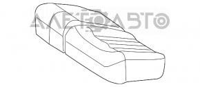 Rear seats, 2nd row, Mercedes W164 ML, beige