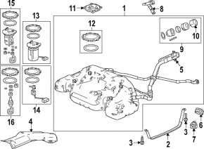 Fuel tank Honda Accord 23- hybrid