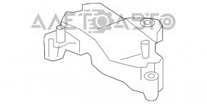 Engine mount bracket right Mercedes GLA 14-20