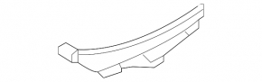 Windscreen wiper seal left Volvo XC40 19-25