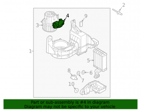 Volvo XC90 16-23 Row 3 Heater Resistor
