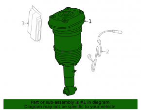 Rear left air shock absorber BMW X5 G05 21-26