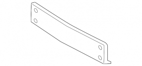 Front Bumper Number Plate Holder VW CC 08-17