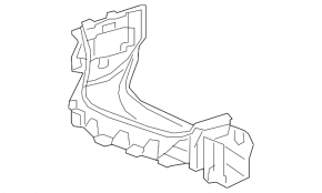 Chevrolet Bolt 17-21 Front Center Console Pocket, Dark Gray