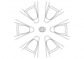 R16 Toyota Camry V40 hubcap