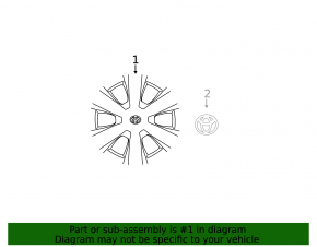 R16 Toyota Camry V40 hubcap