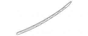 BMW X5 E70 11-13 M Sport rear bumper grille, rest