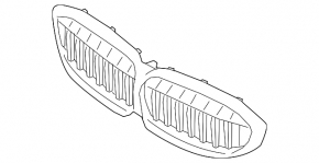 Radiator grille BMW 3 G20 19-25 Shadowline