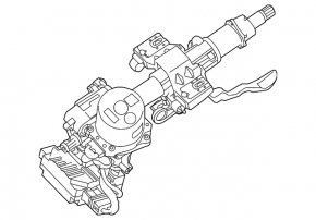 Steering column with EPS Kia Sorento 19-20 without start-stop button
