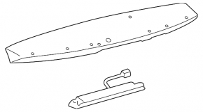 Toyota Highlander 2010 Tailgate Spoiler