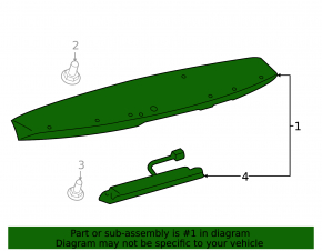Toyota Highlander 2010 Tailgate Spoiler
